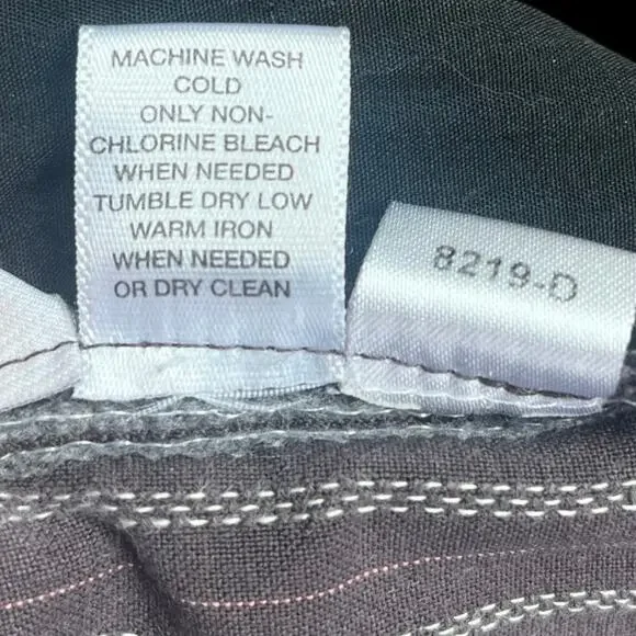 Loft Pants Womens Size 4 Brown with White and Orange Stripes - Picture 6 of 6